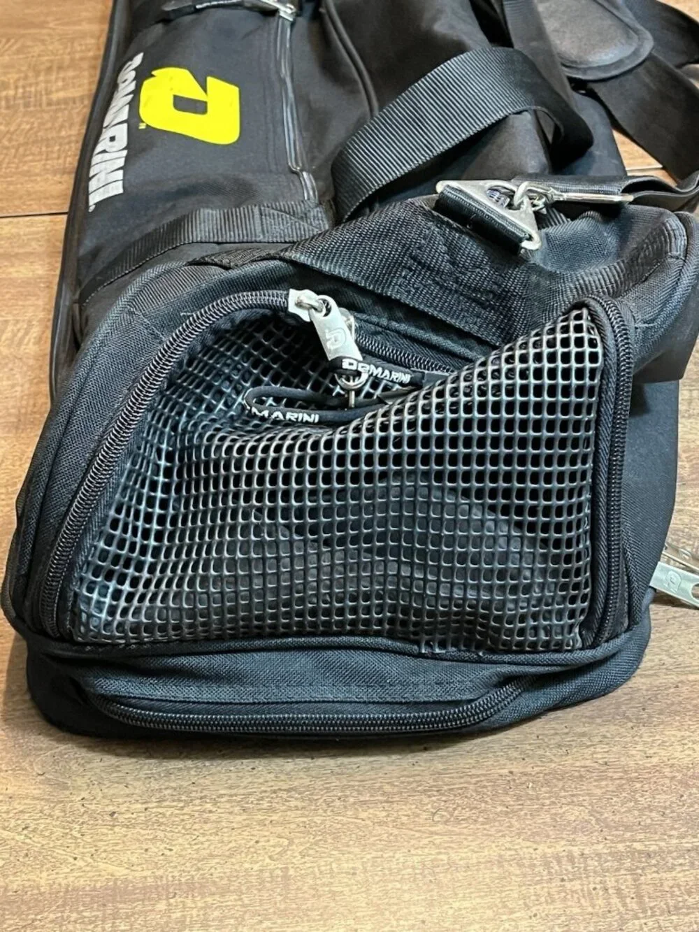DeMarini Baseball Softball Duffle Equipment Bat Storage Bag Black Yellow 35